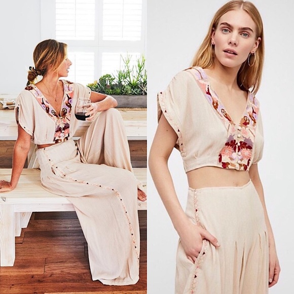 Free People Pants - SOLD- FREE PEOPLE Santoshi Set